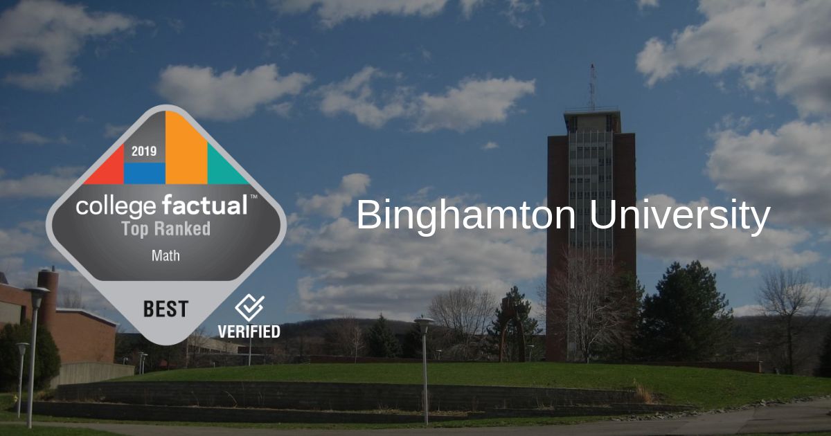 Top 100 Math Programs in U.S. Ranking Includes Binghamton University