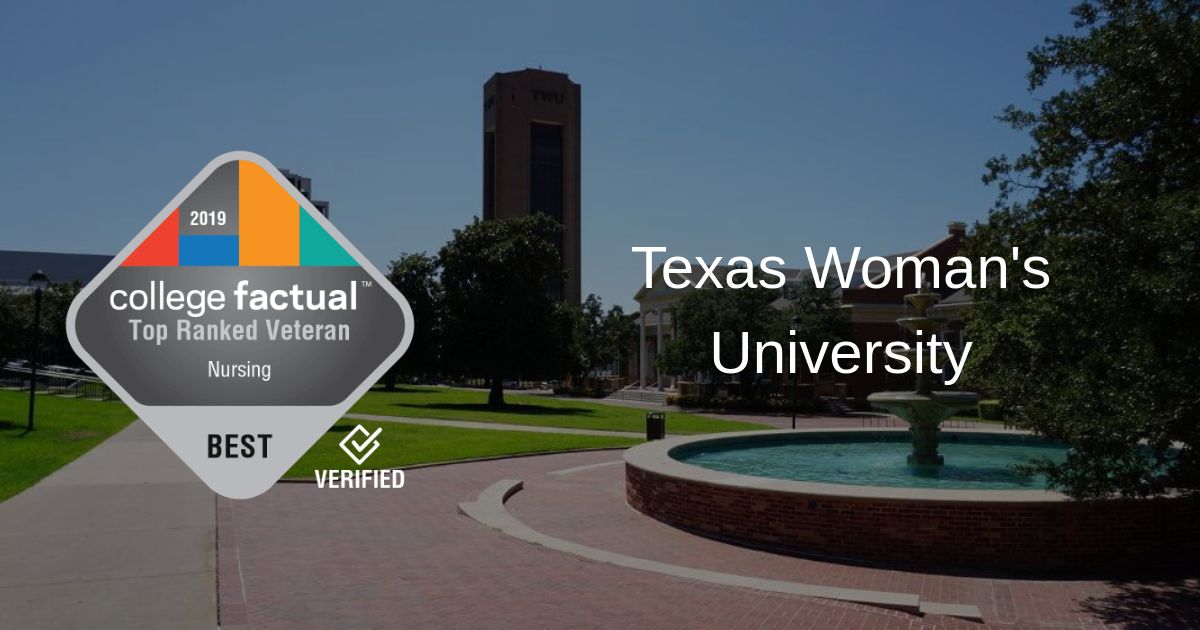TWU in Top 50 Best Nursing Schools for Vets in U.S.; Top 5 in Texas