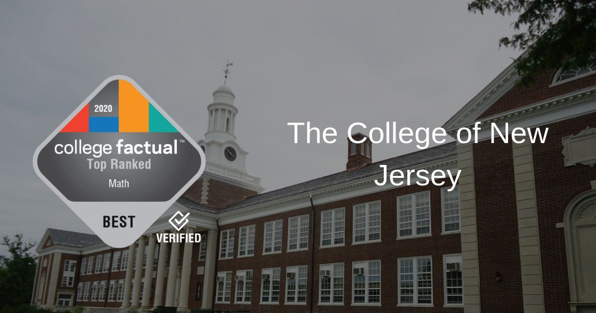 Top 100 Math Programs in U.S. Ranking Includes TCNJ College Factual
