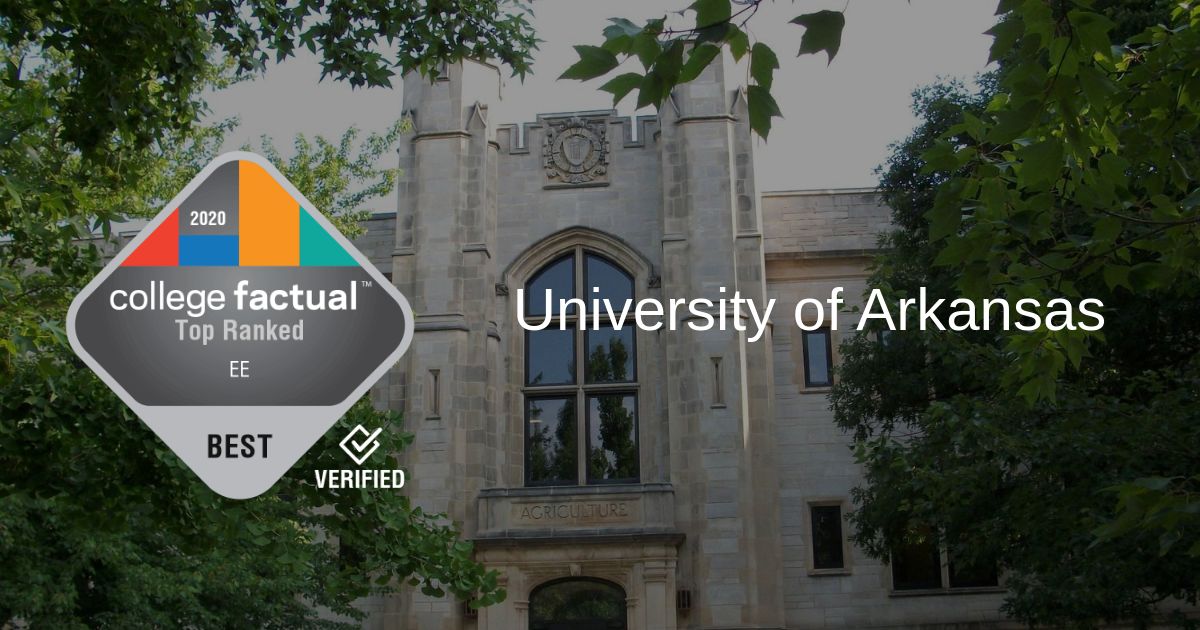 UARK Ranks 1 for Best Schools for EE in Arkansas in 2020 Report