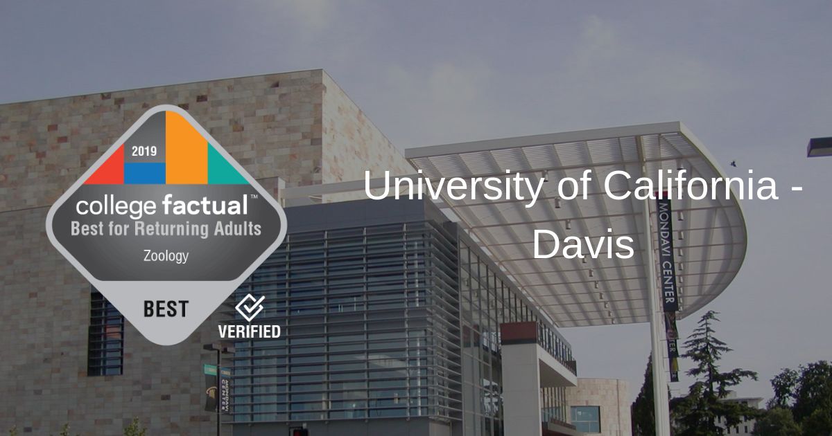 Zoology Program at UC Davis Is 4 in Nation for NonTraditional Students; 1 in California