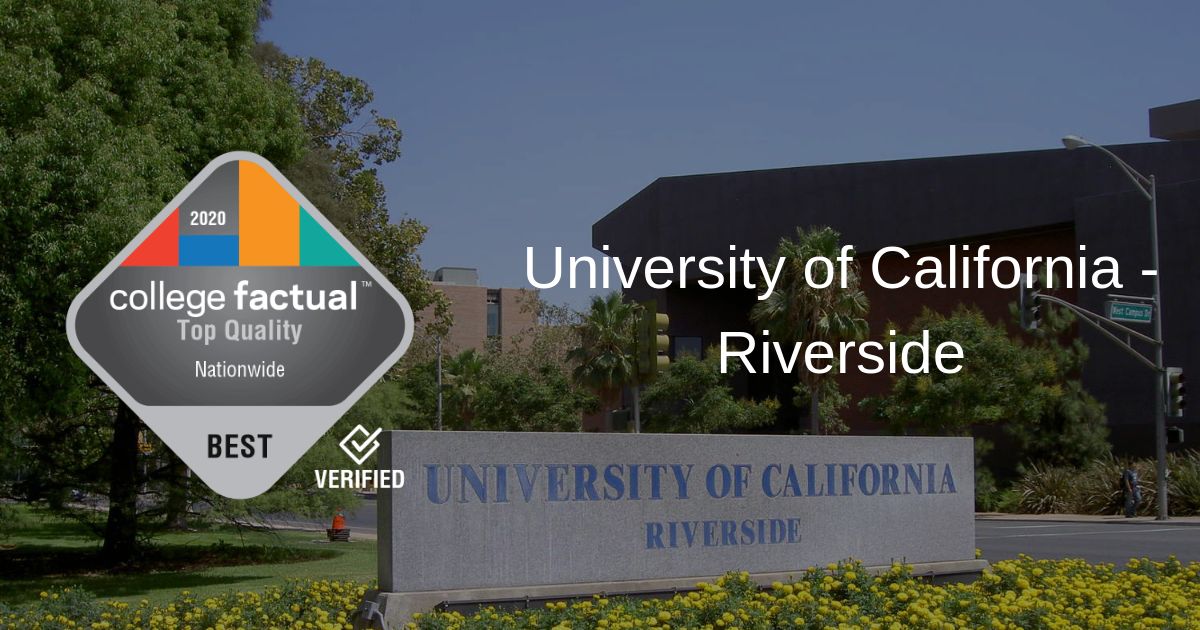 University of California Riverside Earns High Ranking in College