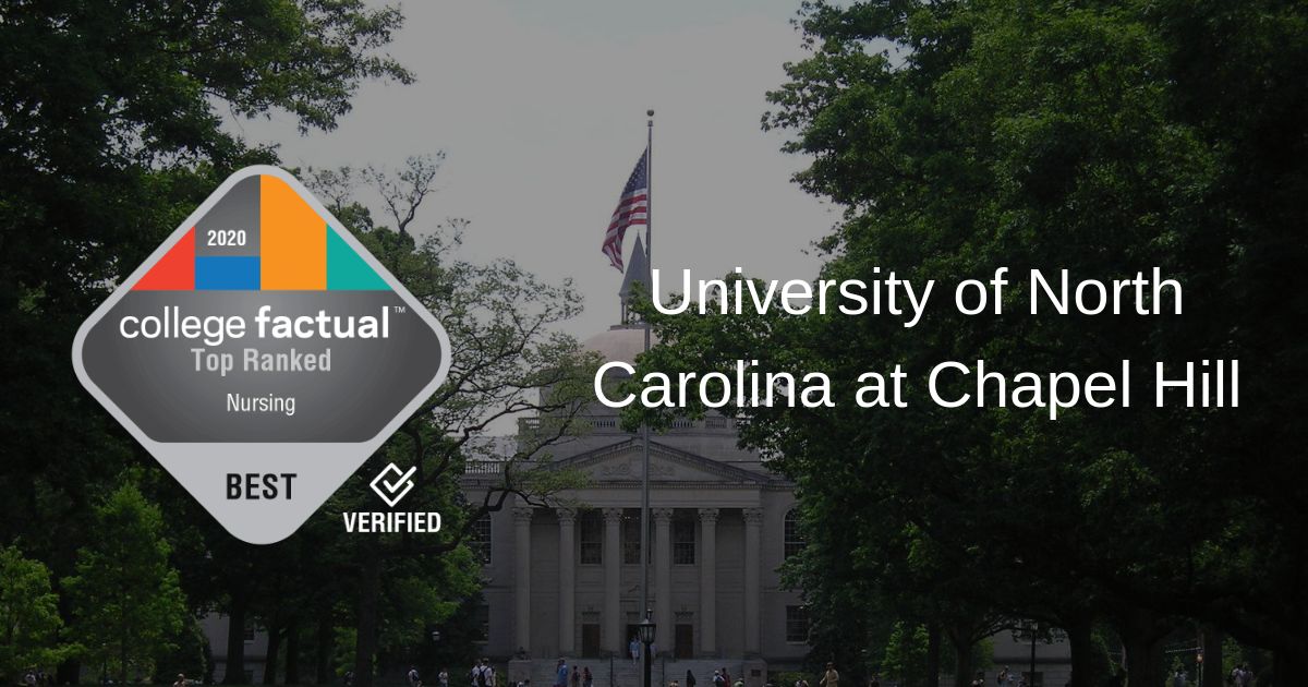 2020 Ranking Places UNC Chapel Hill at 1 in North Carolina for Nursing