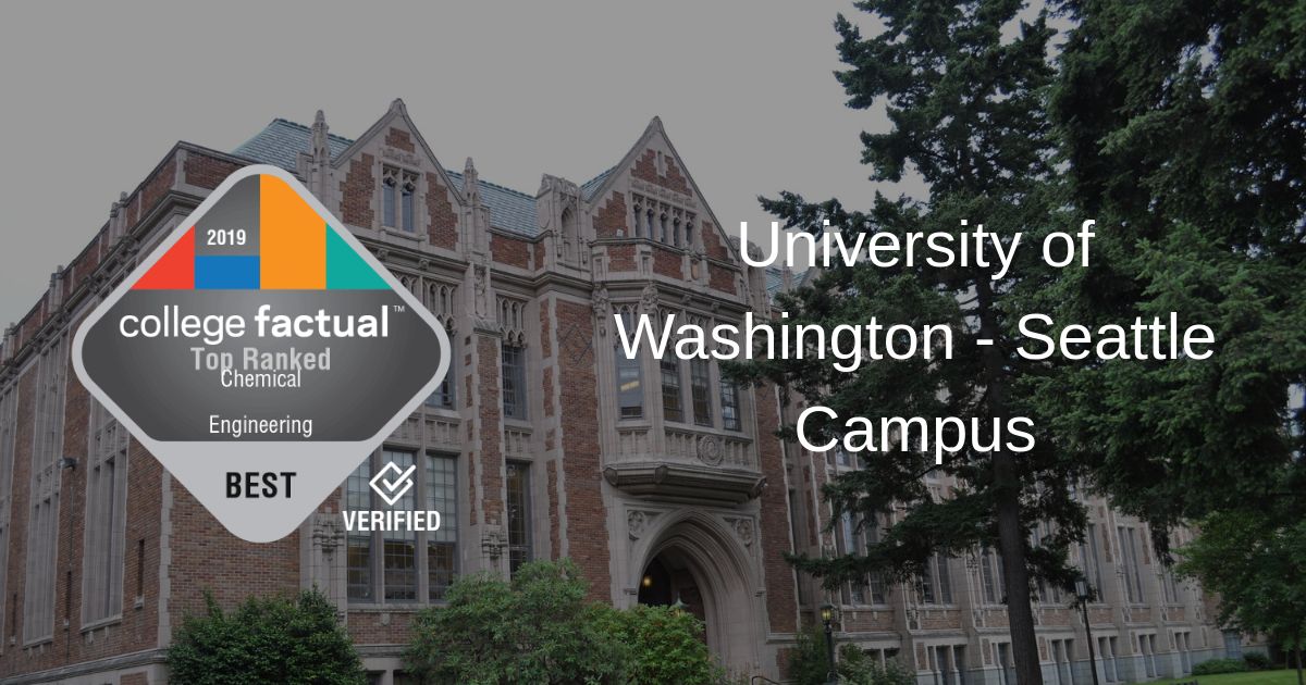 UW Seattle Ranks 1 for Best Schools for Chemical Engineering in