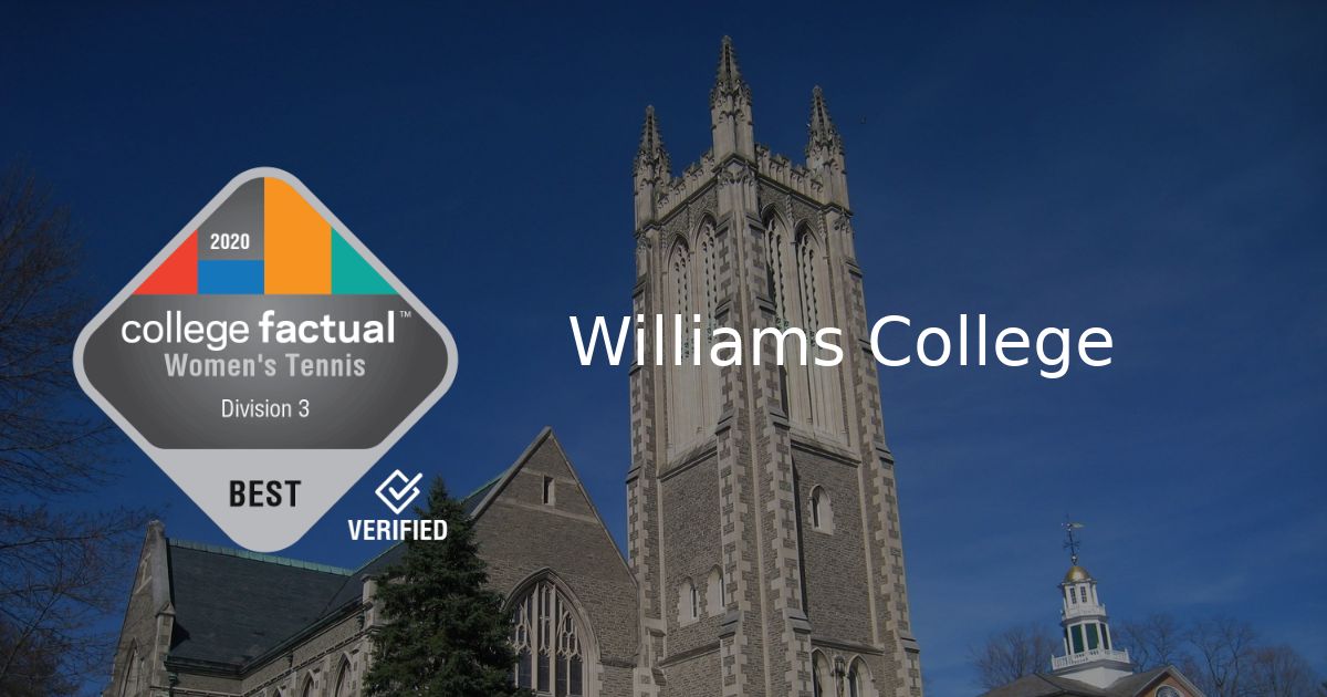 Williams College Top 5 School for Division III Women's Tennis in 2020