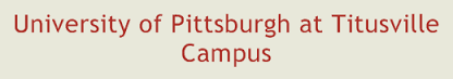 The University of Pittsburgh-Titusville