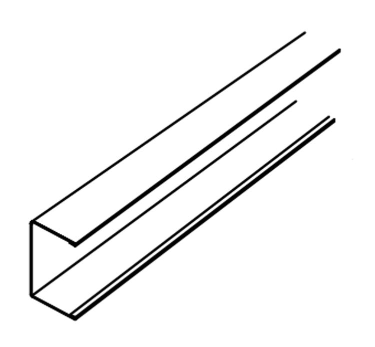 10 ft x 15/16 in Armstrong Prelude Concealed Tee Channel Molding 7830
