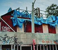 Blue Tarps by Scott Page