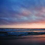 Sunset and Beach by Rita Pignato