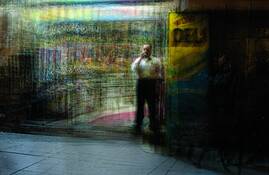 Smoker Outside Market by Jim Kasson