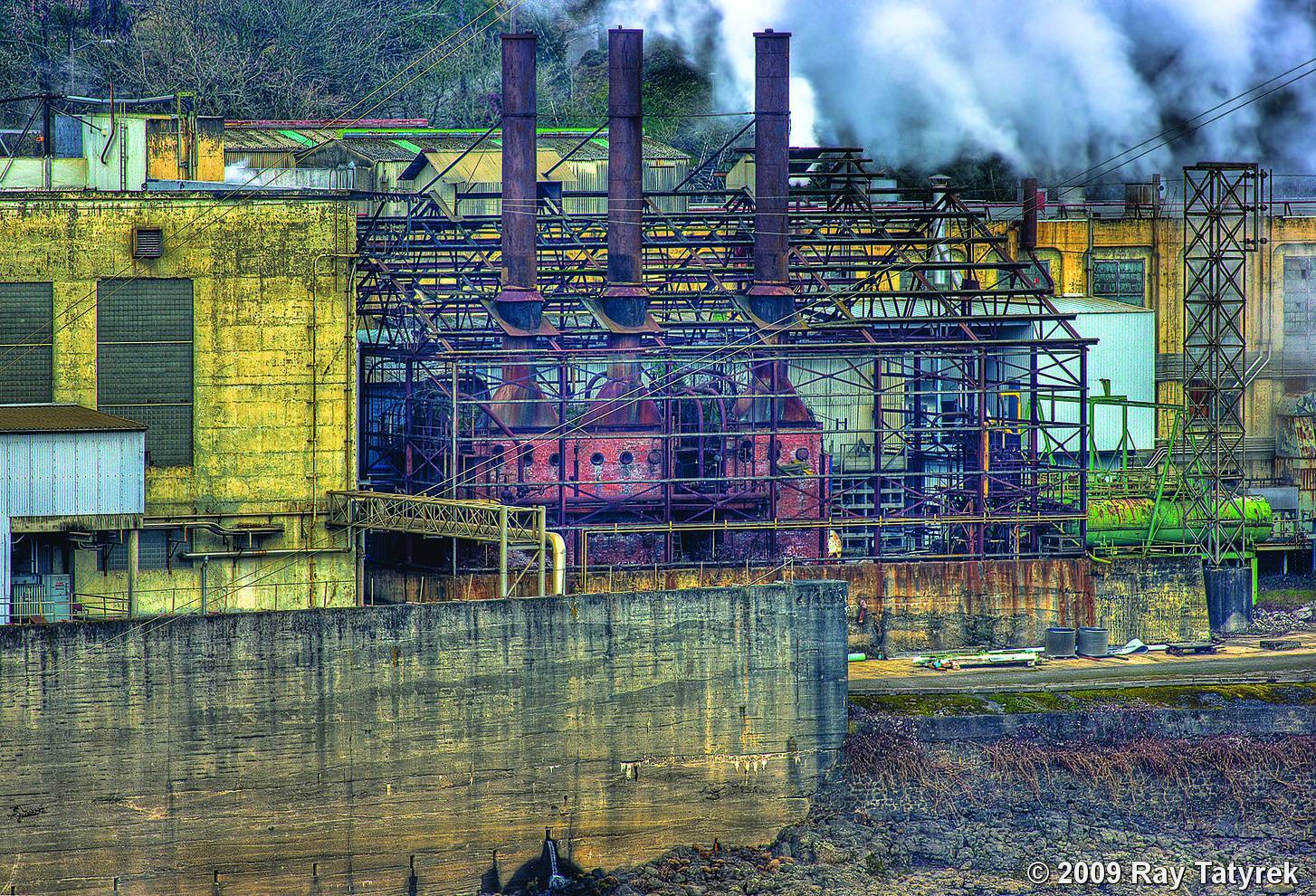 Oregon City Mill 2 by Ray Tatyrek Black & White Magazine For