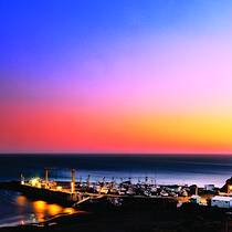 Safe at Night - Fishing Fleet at Dock