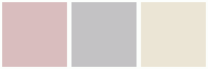 1130 Color ColorCombo1130 with Hex Colors #D9BDBE #C3C2C4 #EBE5D5