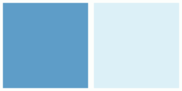 ColorCombo8225 with Hex Colors #5E9DC8 #DCF0F7