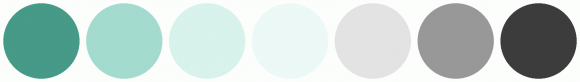 ColorCombo9565 with Hex Colors #469A87 #A4DBCF #D8F2EC #ECF9F6 #E3E3E3 ...