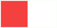 ColorCombo9548 with Hex Colors #F54040 #FFFFFF