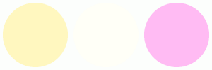 ColorCombo12177 with Hex Colors #FFF7BF #FFFFF7 #FFBBF3