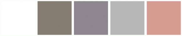 25177 Color ColorCombo2547 with Hex Colors #FFFFFF #857C72 #8D858F #B8B8B8 #D69C92