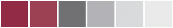 ColorCombo2809 with Hex Colors #922C46 #9C4053 #717174 #B3B3B7 #D9DADB ...