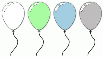 ColorCombo13131 with Hex Colors #FFFFFF #AAFCA3 #A3CDE0 #BFBDBD