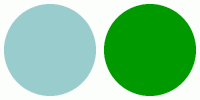 ColorCombo2892 with Hex Colors #99CCCC #009900
