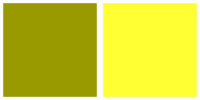 ColorCombo2969 with Hex Colors #999900 #FFFF33