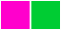 ColorCombo3442 with Hex Colors #FF00CC #00CC33