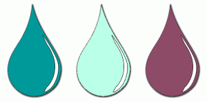 ColorCombo15957 with Hex Colors #009999 #BAFFE7 #8D4B68