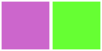 ColorCombo3551 with Hex Colors #CC66CC #66FF33