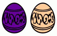 ColorCombo3745 with Hex Colors #660099 #FFCC99