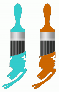 ColorCombo3982 with Hex Colors #33CCCC #CC6600