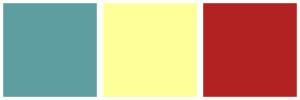 ColorCombo4033 with Hex Colors #5F9EA0 #FFFF99 #B22222