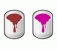 ColorCombo4279 with Hex Colors #993333 #CC0099