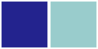 ColorCombo4394 with Hex Colors #23238E #99CCCC