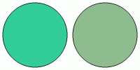 ColorCombo4765 with Hex Colors #32CD99 #8FBC8F