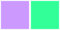 ColorCombo4944 with Hex Colors #CC99FF #33FF99