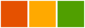 ColorCombo15572 with Hex Colors #E55100 #FFA900 #509F00