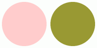 ColorCombo5342 with Hex Colors #FFCCCC #999933