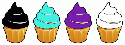 ColorCombo697 with Hex Colors #020003 #3EF0DD #7A1CAD #FFFFFF