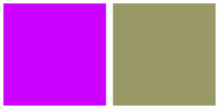 ColorCombo5684 with Hex Colors #CC00FF #999966