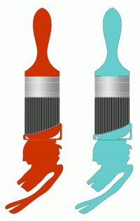 ColorCombo5718 with Hex Colors #CC3300 #66CCCC
