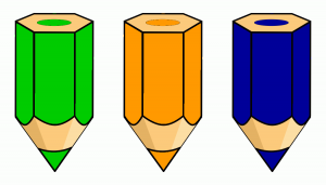 ColorCombo15934 with Hex Colors #00CC00 #FF9900 #000099