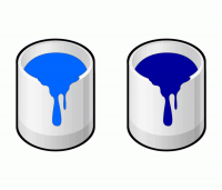 ColorCombo5825 with Hex Colors #0066FF #00009C