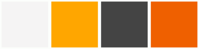 ColorCombo16756 with Hex Colors #F5F4F4 #FFA600 #444444 #EF6000