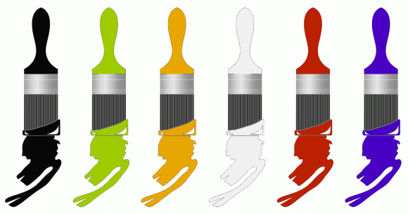 ColorCombo17436 with Hex Colors #070707 #9ECB00 #E8A600 #F0F0F0 #BB2000 ...