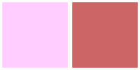 ColorCombo5950 with Hex Colors #FFCCFF #CC6666