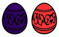 ColorCombo6002 with Hex Colors #330066 #FF3333
