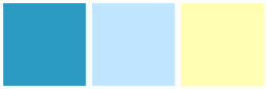 174ad2 Color ColorCombo17942 with Hex Colors #2B9AC1 #C0E6FF #FFFDB2