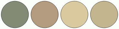 183b83 Color ColorCombo18063 with Hex Colors #838B76 #B29B7E #D9CAA1 #C3B590