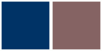 ColorCombo6097 with Hex Colors #003366 #856363